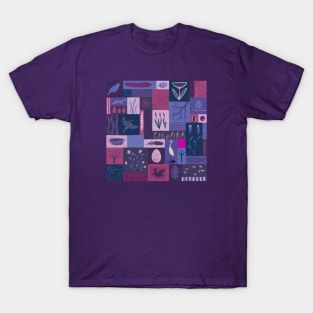 Purple Birds T-Shirt